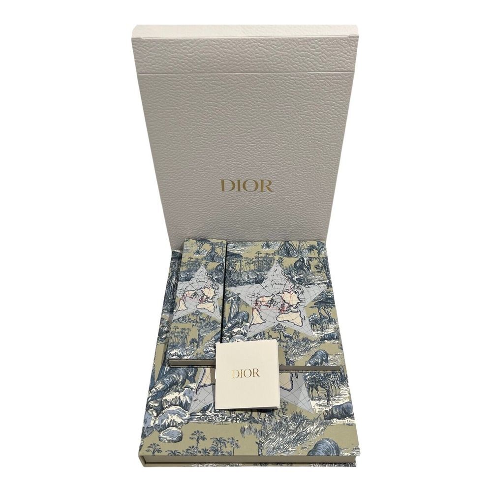Dior Blue and Cream Stationery Set